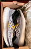 阿迪達斯青少年學(xué)生YEEZY 350 V2條紋斑馬椰子夏日透氣休閑鞋 37 曬單實(shí)拍圖