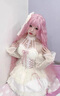 唐努烏（Tang Nu wu）Lolita十字姬 暗黑哥特doll洛麗塔掛脖連衣裙正 生成色+發(fā)飾+裙撐 S 【65-90斤】 曬單實(shí)拍圖
