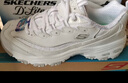 斯凱奇（Skechers）女鞋夏季厚底老爹鞋百搭透氣熊貓鞋軟底舒適外穿休閑運動鞋11959 曬單實拍圖