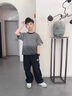 G.DUCKKIDS男童冰絲防蚊褲夏裝2025新款痞帥兒童速干長(zhǎng)褲中大童夏季薄款褲子 黑色(夏季冰絲薄款) 140 cm 曬單實(shí)拍圖