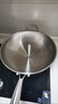 鏗鏘316不銹鋼炒鍋圓底炒鍋凹面電磁爐專用炒鍋平底無涂層不粘炒菜鍋 圓底 【加厚 無涂層】無蓋 36cm 曬單實拍圖