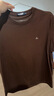 Navigare意大利小帆船【涼感】男士短袖圓領(lǐng)T恤夏季休閑簡(jiǎn)約基礎體恤衫男 焦糖咖啡棕 2XL 曬單實(shí)拍圖