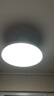 美的（Midea）風扇燈餐廳吊扇燈led臥室燈隱形扇葉遙控三防燈具熟睡風包安裝 曬單實拍圖