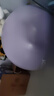 yottoy瑜伽球加厚防爆健身球瑜伽兒童孕婦分娩女平衡瑜珈球 意念紫 55cm (身高150cm-158cm) 曬單實(shí)拍圖