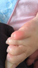 樸西夏季沙灘厚底增高小個(gè)子女生休閑洞洞鞋 白+粉 34-35  曬單實(shí)拍圖