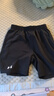 安德瑪（Under Armour）兒童夏季運(yùn)動(dòng)套裝夏款短褲短袖套裝男大童短袖梭織短褲套裝 白T黑短褲 160 曬單實(shí)拍圖