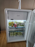 美的（Midea）【可愛多冰箱】家用冰吧客廳辦公室雙溫冷藏冷凍兩用茶葉飲料水果保鮮柜小型JC-116GMR(E)國(guó)家補(bǔ)貼 曬單實(shí)拍圖