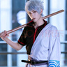 玩家小將坂田銀時cos服銀魂cos服全套周邊阿銀cosplay服裝動漫衣服洞爺 坂田銀時c服全套+假發(fā) XL 曬單實拍圖