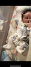 ibaby/英倫寶貝兒童四層紗布睡袋嬰兒恒溫睡衣分腿睡袋四季通用防踢被 四層紗布-花與斑馬 80碼（推薦身高70-80cm) 曬單實(shí)拍圖