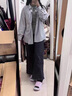 ECAC按摩拖鞋女款2025新款夏居家防滑防臭足弓支撐平底養(yǎng)生涼老人拖鞋 淺紫色【足底按摩】 足弓支撐 38 /39【適合37/38腳穿】 曬單實(shí)拍圖