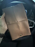 韞舜車載紙巾盒汽車用創(chuàng)意車內(nèi)裝飾品抽紙盒車內(nèi)扶手箱高級(jí)感紙抽盒 紙巾盒【咖色】 曬單實(shí)拍圖