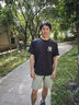 增致牛仔（ZENGZHI）2025夏季薄款休閑褲男時(shí)尚運動(dòng)短褲寬松直筒五分褲百搭中褲子男褲 曬單實(shí)拍圖