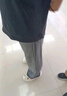 真維斯（Jeanswest）天絲牛仔褲女秋季2025新款舒適垂感直筒顯瘦拖地闊腿褲子女 高級灰【九分】 158CM以下 L 建議110-123斤 曬單實拍圖