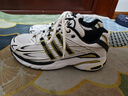 adidas ADISTAR CUSHION網(wǎng)面透氣貼合老爹鞋男女阿迪達斯三葉草   白/一號黑/金   41 曬單實(shí)拍圖