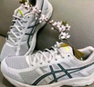 亞瑟士ASICS網(wǎng)面跑鞋百搭男鞋緩震運(yùn)動(dòng)鞋透氣跑步鞋 GEL-CONTEND 4 白色/銀色 42 曬單實(shí)拍圖
