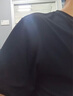 卡賓【索羅那涼感】短袖男士T恤高周波LOGO寬松T恤男裝短袖 煤黑色 曬單實(shí)拍圖
