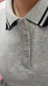 森馬（Semir）[商場同款]連衣裙女撞色polo領(lǐng)夏季2025學(xué)院風(fēng)百褶裙101325114051 曬單實(shí)拍圖