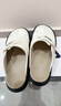 FILA 斐樂官方女鞋SMILA摩登拖鞋2025夏季新款元?dú)馔闲蓍e勃肯鞋 豆腐白-TF 37.5 曬單實(shí)拍圖
