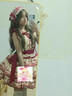 田園風(fēng)lolita櫻桃熟了甜心販售機印花輕lo裙可愛(ài)甜心日常分體裙 櫻桃熟了+bnt帽子 L 【建議110~125斤】 曬單實(shí)拍圖