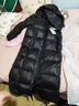 ADANMON超厚輕盈95%羽絨服女高克重新款過膝加長款寬松加厚冬季男女外套 優(yōu)雅黑 95白鴨絨（男女同款） 2XL (165) 體重170斤以內(nèi)穿 曬單實拍圖