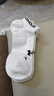 安德瑪（Under Armour）襪子夏季【3雙】籃羽毛球運動襪男女跑步中筒薄款防臭毛巾短棉襪 曬單實拍圖