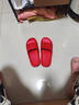 ECAC老年人防滑拖鞋女2026新款家居室內軟底浴室洗澡防摔孕婦專(zhuān)用涼拖 大紅色【專(zhuān)用-防滑】 極速發(fā)貨 36-37 適合35-36的腳 曬單實(shí)拍圖
