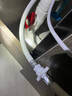 大漠山 pvc止回閥逆止閥排水管防溢水防反水防倒灌水槽下水管防臭50管 【白色】50管用簡易球閥 曬單實拍圖