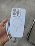 與樂(lè )（yule）Magsafe磁吸適用iPhone16手機殼掛脖硅膠掛繩蘋(píng)果15pro斜挎14plus鏡頭全包防摔男女液態(tài)保護套散熱 【遠峰藍+長(cháng)硅膠掛繩】軟糯親膚 iPhone16pro 曬單實(shí)拍圖