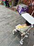 hopkidsHopkids遛娃神器嬰兒推車(chē)輕便可折疊可坐寶寶高景觀(guān)遛娃口袋推車(chē) 鉑決白-口袋遛娃車(chē) 曬單實(shí)拍圖
