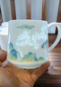 境坊間景德鎮(zhèn)手繪玲瓏茶杯陶瓷茶水分離辦公杯水杯帶過濾泡茶杯送禮 萬事興龍 禮盒裝 曬單實拍圖