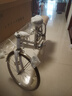 川澤宮本日本原裝進(jìn)口內三速鋁合金無(wú)鏈條軸傳動(dòng)自行車(chē)通勤男女款式低跨 灰色 3速/內三速 軸發(fā)電感應燈 26英寸 內三速 曬單實(shí)拍圖