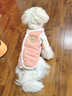 寵物衣服泰迪比熊約克夏小型幼犬貓貓咪狗狗秋冬裝 粉色 （不含打底衫） L 背長(zhǎng)35cm（建議8-1斤） 曬單實(shí)拍圖