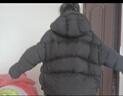 波司登（BOSIDENG）【斷碼清倉(cāng)】反季泡芙羽絨服女短款脫卸帽新國(guó)標(biāo)商場(chǎng)同款運(yùn)動(dòng)外套 【店長(zhǎng)推薦】幻夜黑-自然光8633 S 160/84A 曬單實(shí)拍圖