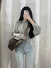 BUGATTI包包女包奢侈品牌2025新款女士單肩斜挎七夕情人節(jié)禮物送女友老婆 咖啡色 曬單實(shí)拍圖