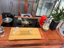 茶皇子（CHAHUANGZI）全自動(dòng)上水電熱燒水壺泡茶專(zhuān)用茶臺(tái)一體嵌入式家用新款茶具全智能電茶爐 104 0.8L 黑色防燙款 37*20cm 曬單實(shí)拍圖