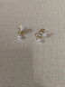 芯奢【4件套】無耳洞耳夾女士夢幻紫色在逃公主法式浪漫輕奢小眾耳飾 山茶花蚊香盤耳夾一對 曬單實拍圖