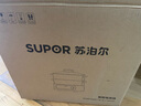 蘇泊爾（SUPOR）電蒸鍋 家用多功能涮火鍋燉蒸煮一體電熱鍋 18L大容量電煮鍋多用途鍋 ZN30FC669 曬單實拍圖