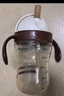 世喜兒童吸管杯直飲刻度牛奶杯PPSU重力球大寶寶外出杯蓋水杯1-3歲 曬單實(shí)拍圖