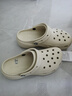 卡駱馳（crocs）經(jīng)典云朵Clog女沙灘洞洞鞋涼拖鞋206750 206750-2Y2  39（39-40） 曬單實(shí)拍圖
