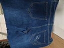 七匹狼牛仔褲男天絲抗菌刺繡商務(wù)休閑褲子男裝修身顯瘦長(cháng)褲【四季款】 深藍色-3969款 32 曬單實(shí)拍圖