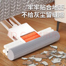 雅高膠棉拖把33CM帶1拖把頭海綿吸水免手洗自動(dòng)擠水式清潔長(zhǎng)桿工具 曬單實(shí)拍圖
