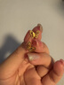 周大生黃金耳飾足金5G雙層小仙蝶蝴蝶耳釘首飾耳環(huán)生日禮物送女友 足金耳飾-配硅膠耳堵 小仙蝶—1.62g 曬單實拍圖