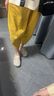 樸西厚底包頭半拖女士夏外穿洞洞鞋  淺沙色  37-38 曬單實(shí)拍圖