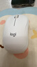 羅技（Logitech）M240無線藍(lán)牙鼠標(biāo) 靜音輕音商務(wù)辦公人體工學(xué)設(shè)計(jì)便攜平板適用（Mac/iPad/筆記本）M221升級(jí)版 M240 白+G鼠標(biāo)墊 曬單實(shí)拍圖