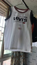 Levi's李維斯童裝【商場同款】夏季兒童經(jīng)典雙馬標背心男童撞色上衣 明亮白 150 /72 【建議身高140-152cm】 曬單實拍圖