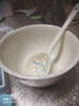 【采銷推薦】高顏值可愛飯碗帶勺家用輔食碗宿舍甜品碗情侶款 酷酷熊1碗1勺 曬單實拍圖