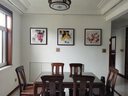 季棠葡萄水果新中式餐廳裝飾畫(huà)餐桌飯廳背景墻掛畫(huà)紫氣東來(lái)玄關(guān)壁畫(huà) F-事事如意 50*50cm(實(shí)木框+有機玻璃+油畫(huà)布) 曬單實(shí)拍圖