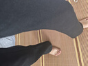 至濤cleanfit彎刀牛仔褲黑色高腰微喇褲男生美式vibe風(fēng)高街修身直筒褲 黑色 L 曬單實(shí)拍圖