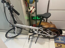 大行（DAHON）折疊自行車20英寸18速男女式公路折疊車KAC083 白色 曬單實(shí)拍圖