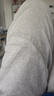 衣瑾帛社哈倫褲女夏款文藝棉麻女裝松緊腰亞麻休閑褲女九分褲寬松拼接女褲 麻色 M 曬單實(shí)拍圖